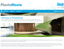 Tablet Screenshot of plastamasta.com.au